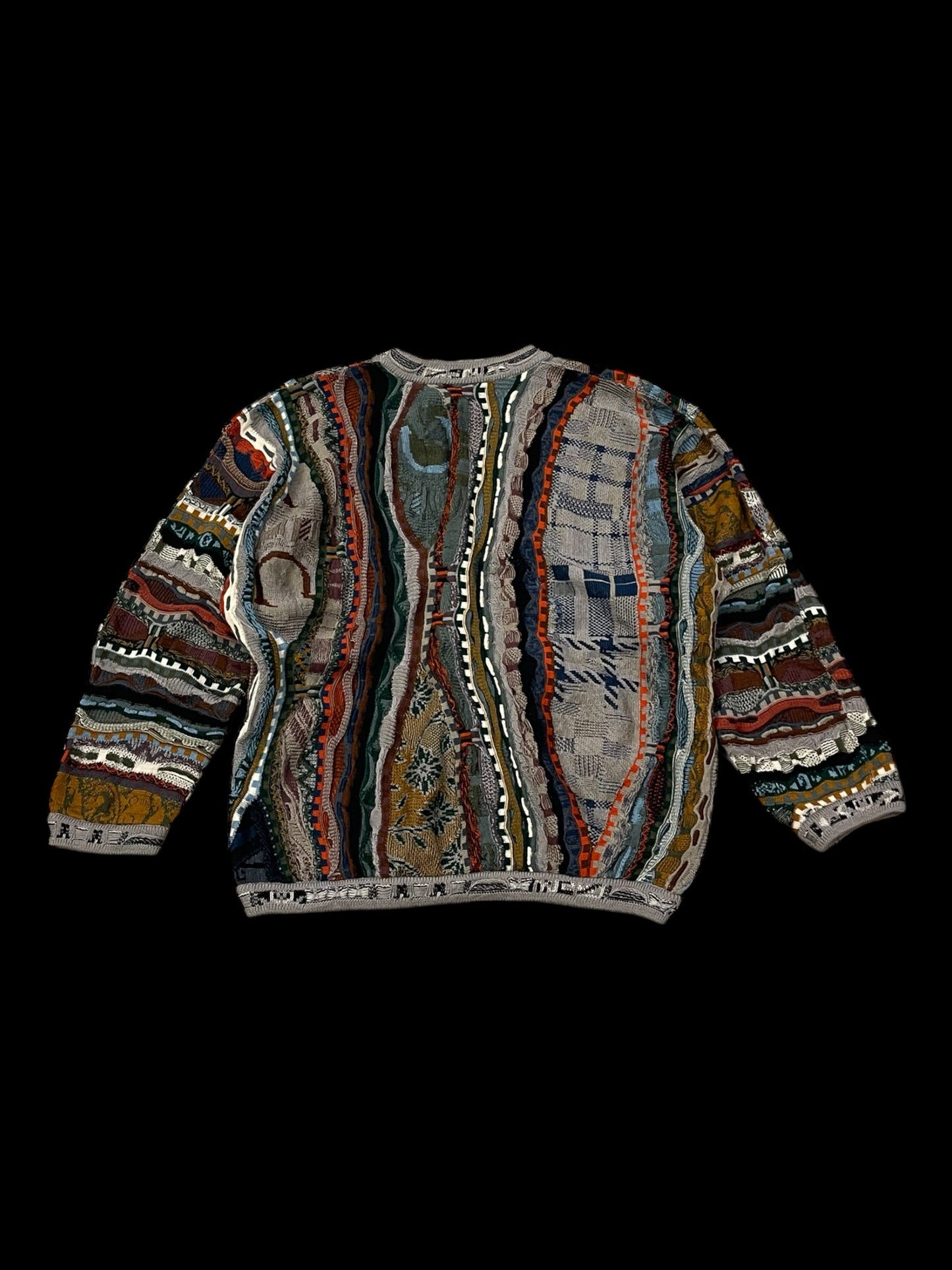 COOGI COTTON KNIT 3D SWEATER - S