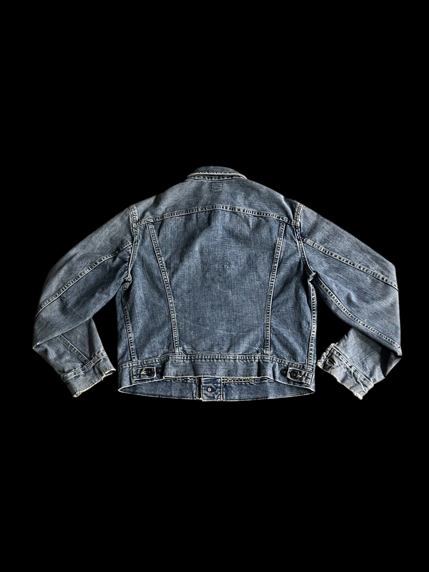 LEE MULTI-PATCH DENIM JACKET - L