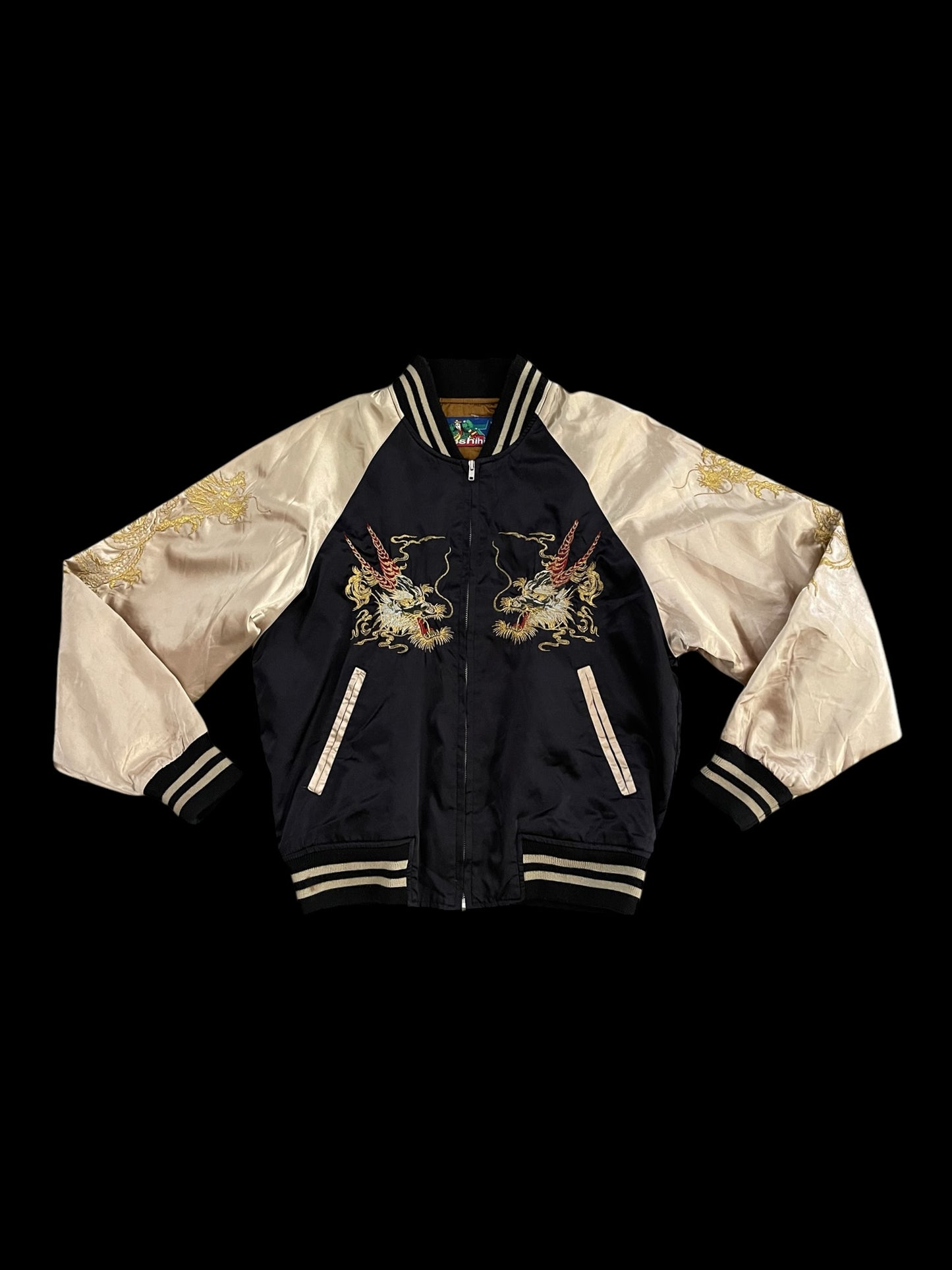 HOSHIHIME SUKAJAN BOMBER JACKET - L