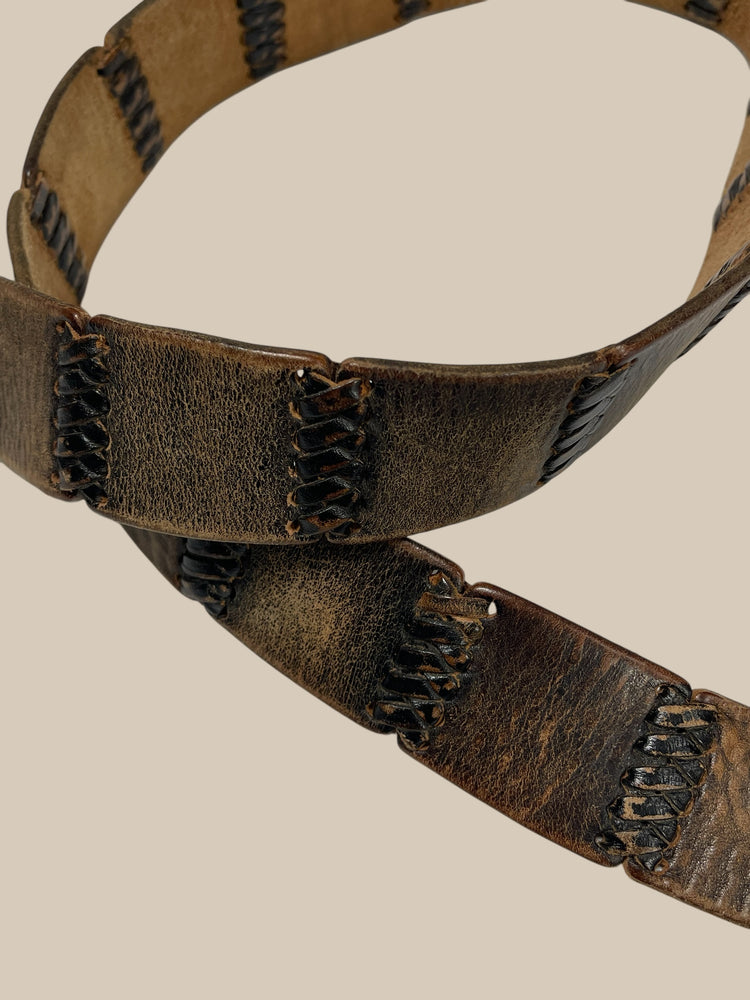 LEVIS DISTRESSED LEATHER BELT