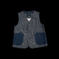NIGEL CABOURN HARRIS TWEED VEST - L