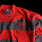 ADIDAS COLOR BLOCK TREFOIL CREWNECK SWEATSHIRT - M