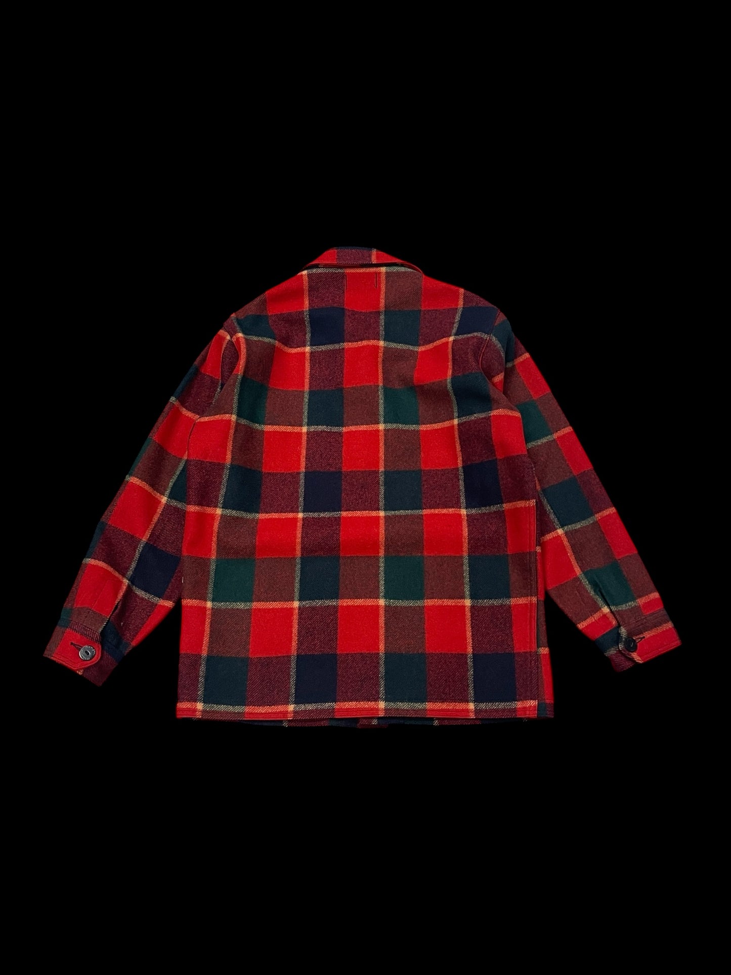 PENDLETON WOOLEN MILLS PLAID SHIRT JACKET - M