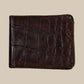 RRL CROCODILE EMBOSSED WALLET