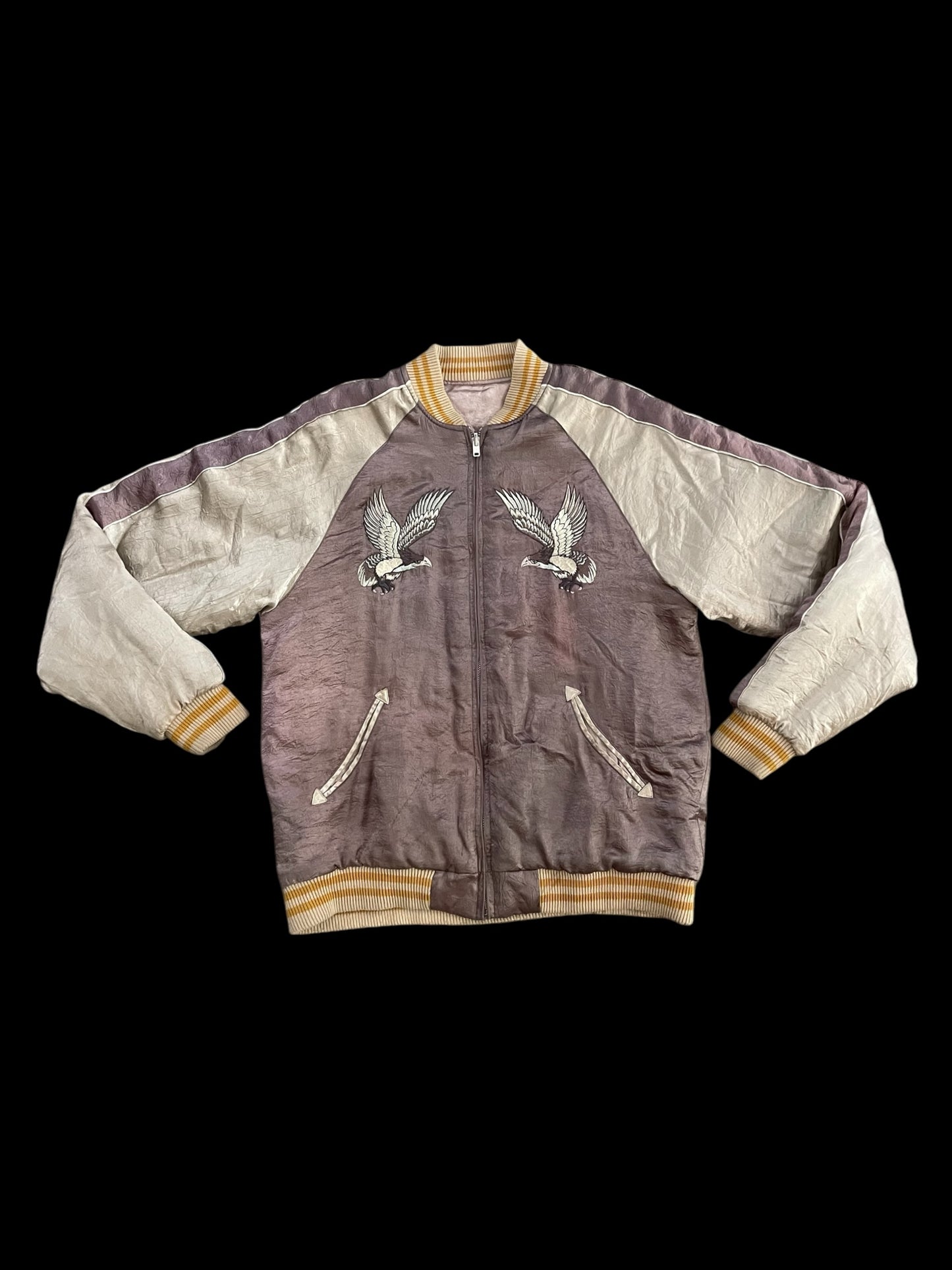 SUKAJAN REVERSIBLE BOMBER JACKET - M