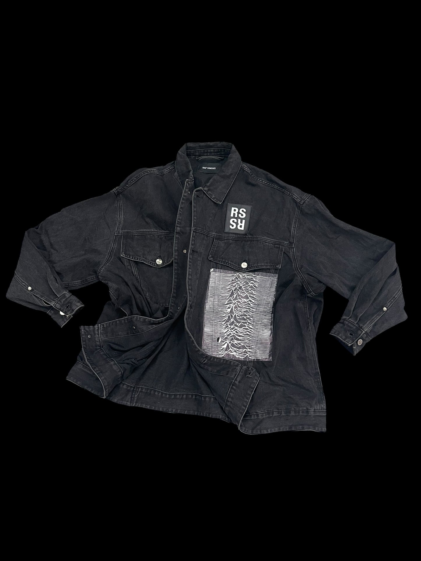 RAF SIMONS X JOY DIVISION DENIM JACKET - XS