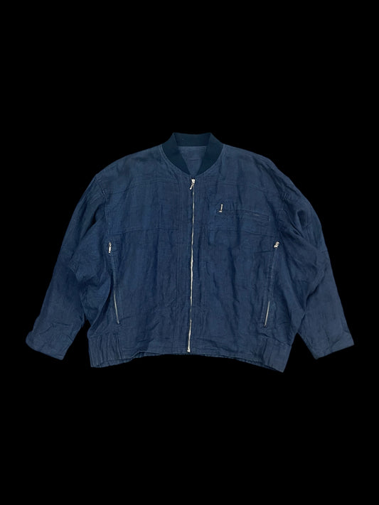 JUN MEN INDIGO BOMBER - M