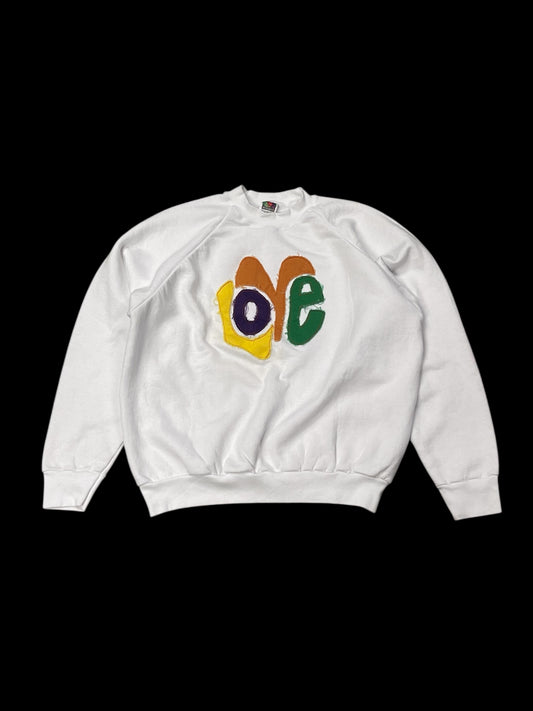 LOVE CREWNECK SWEATSHIRT - XL