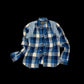 NIGEL CABOURN PLAID PRINT SHIRT - M