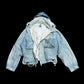 NIGEL CABOURN DENIM UTILITY JACKET - M