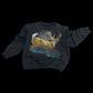 DEER PRINT CREWNECK SWEATSHIRT - S