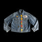 LEE MULTI-PATCH DENIM JACKET - L