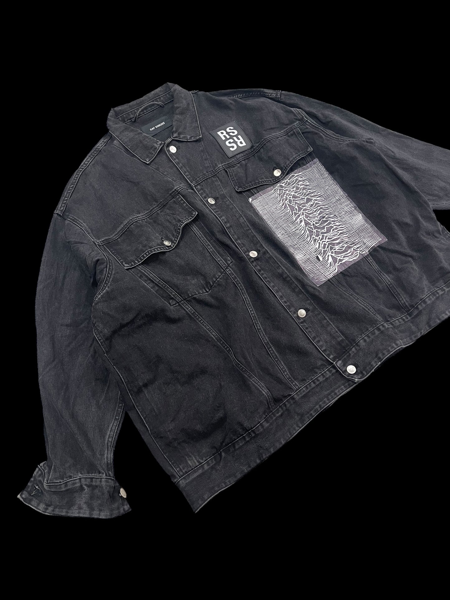RAF SIMONS X JOY DIVISION DENIM JACKET - XS