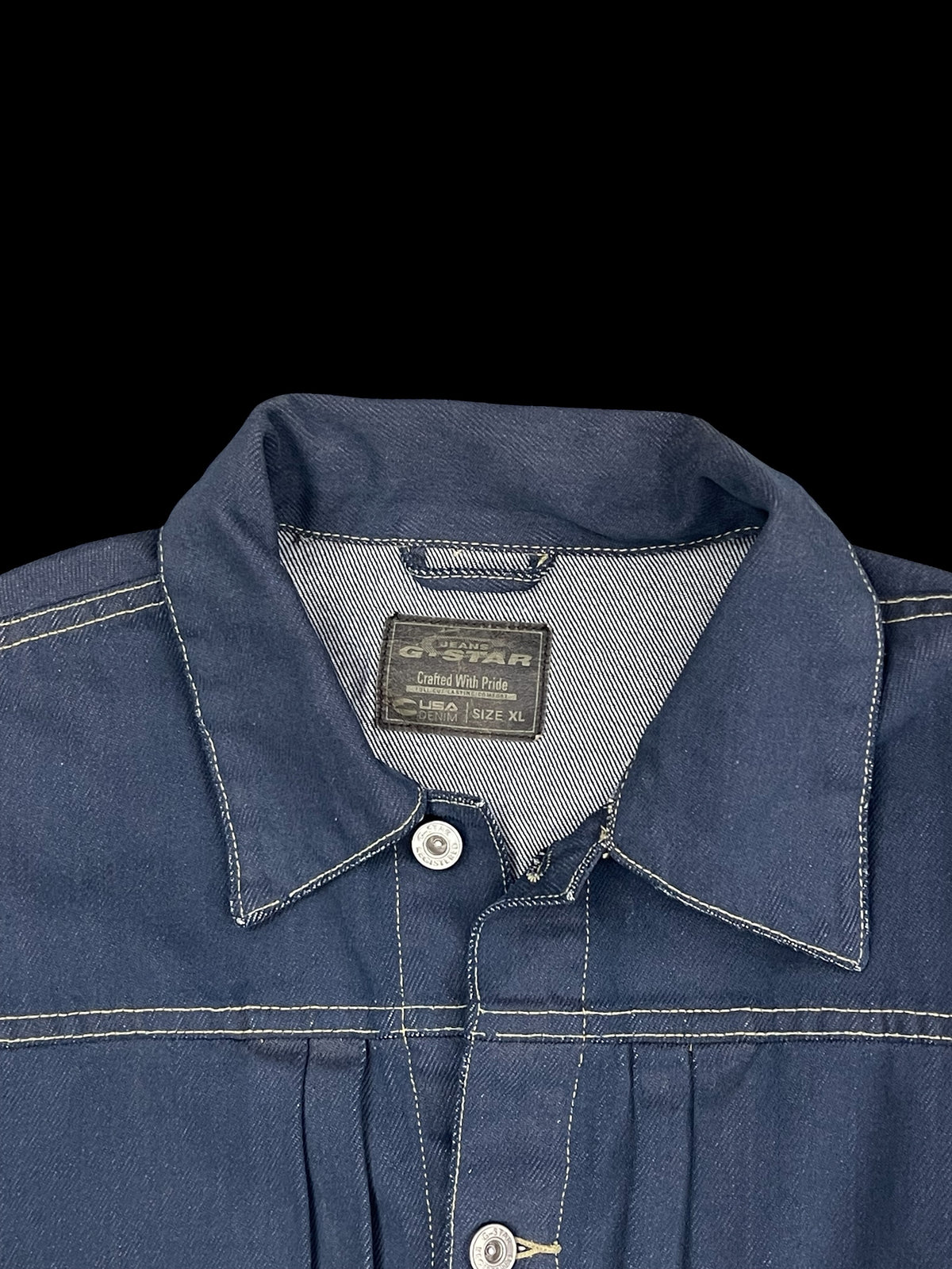 G-STAR PLEADED TRUCKER JACKET - XL