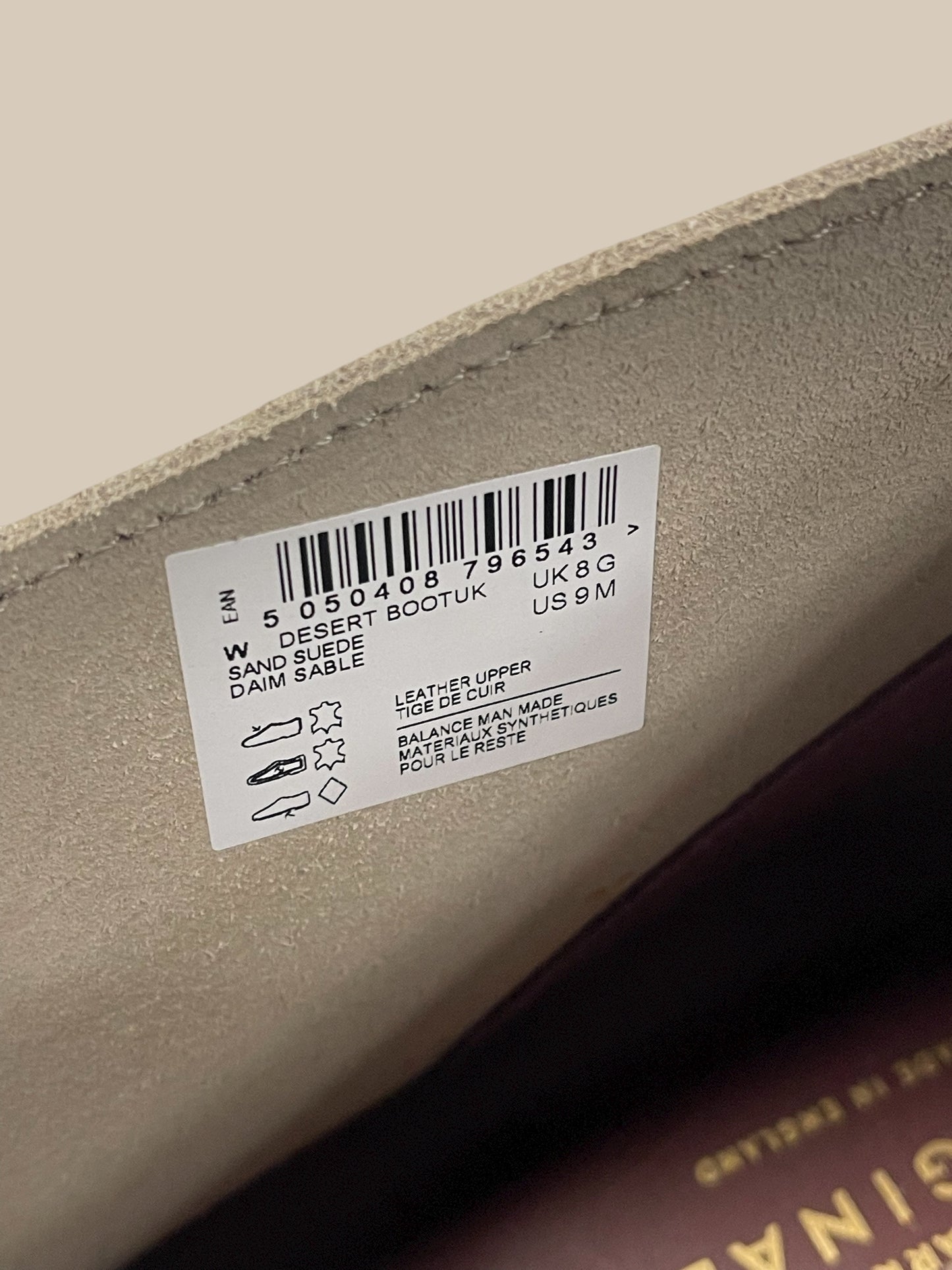 CLARKS ORIGINALS “DESERT BOOT” - SZ.9