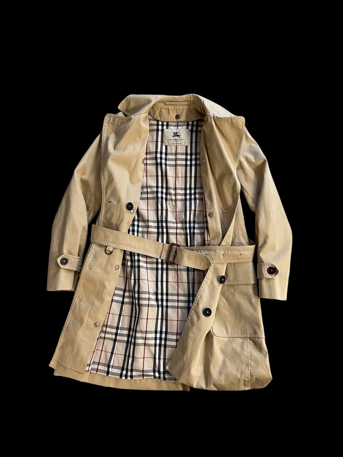 BURBERRY TRENCH COAT - S