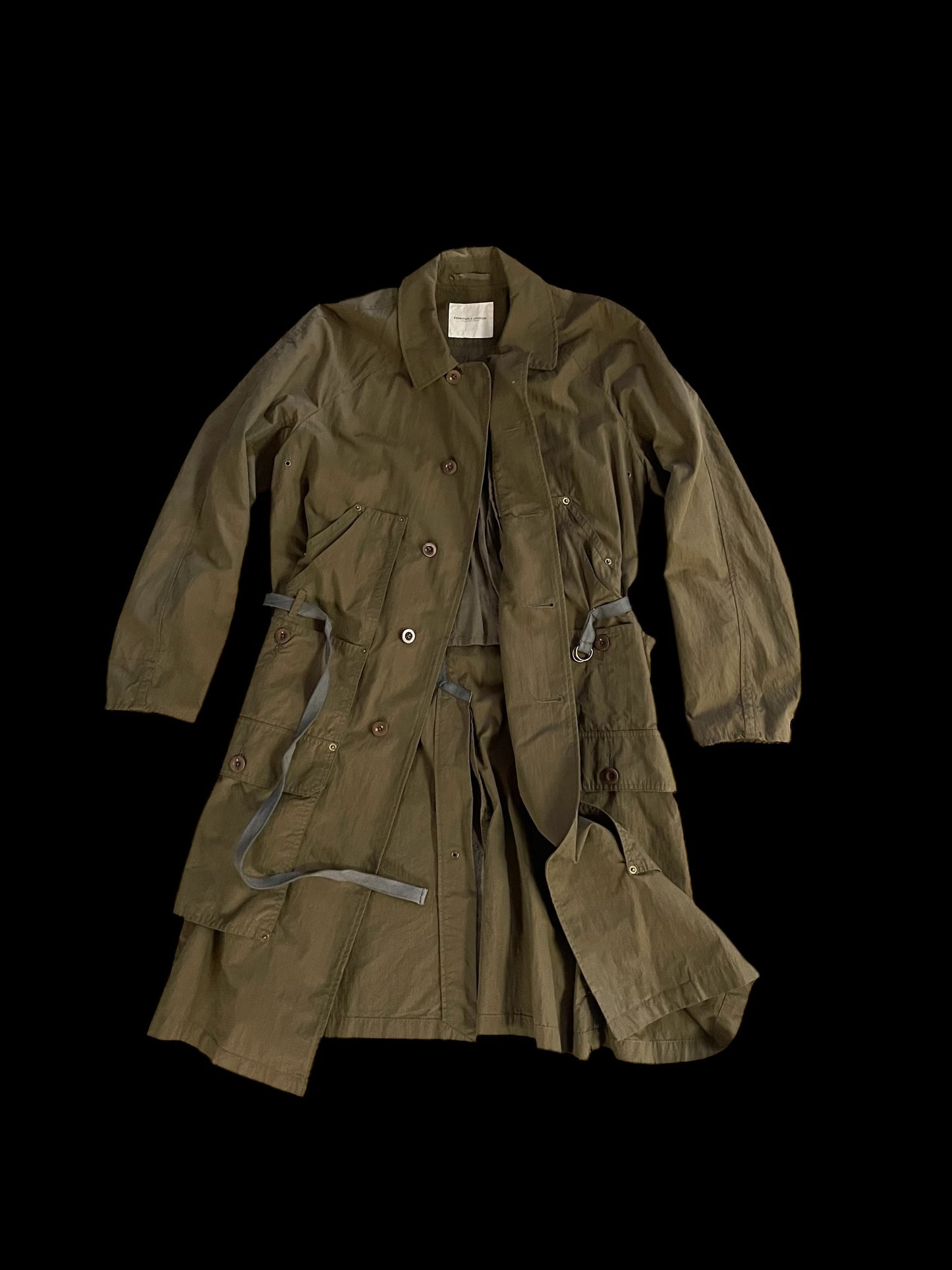 RABBITHOLE UTILITY TRENCH COAT - M