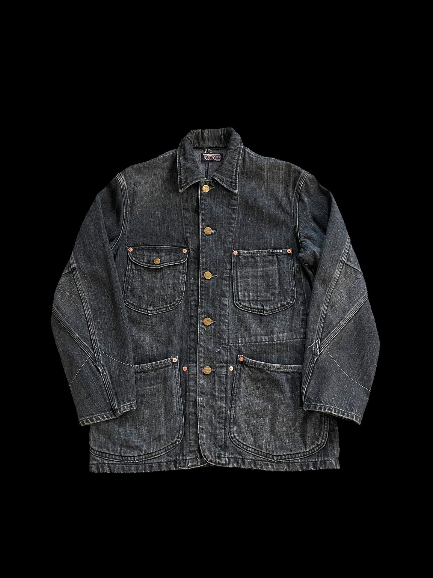 BLUE BLUE JAPAN DENIM CHORE COAT - S