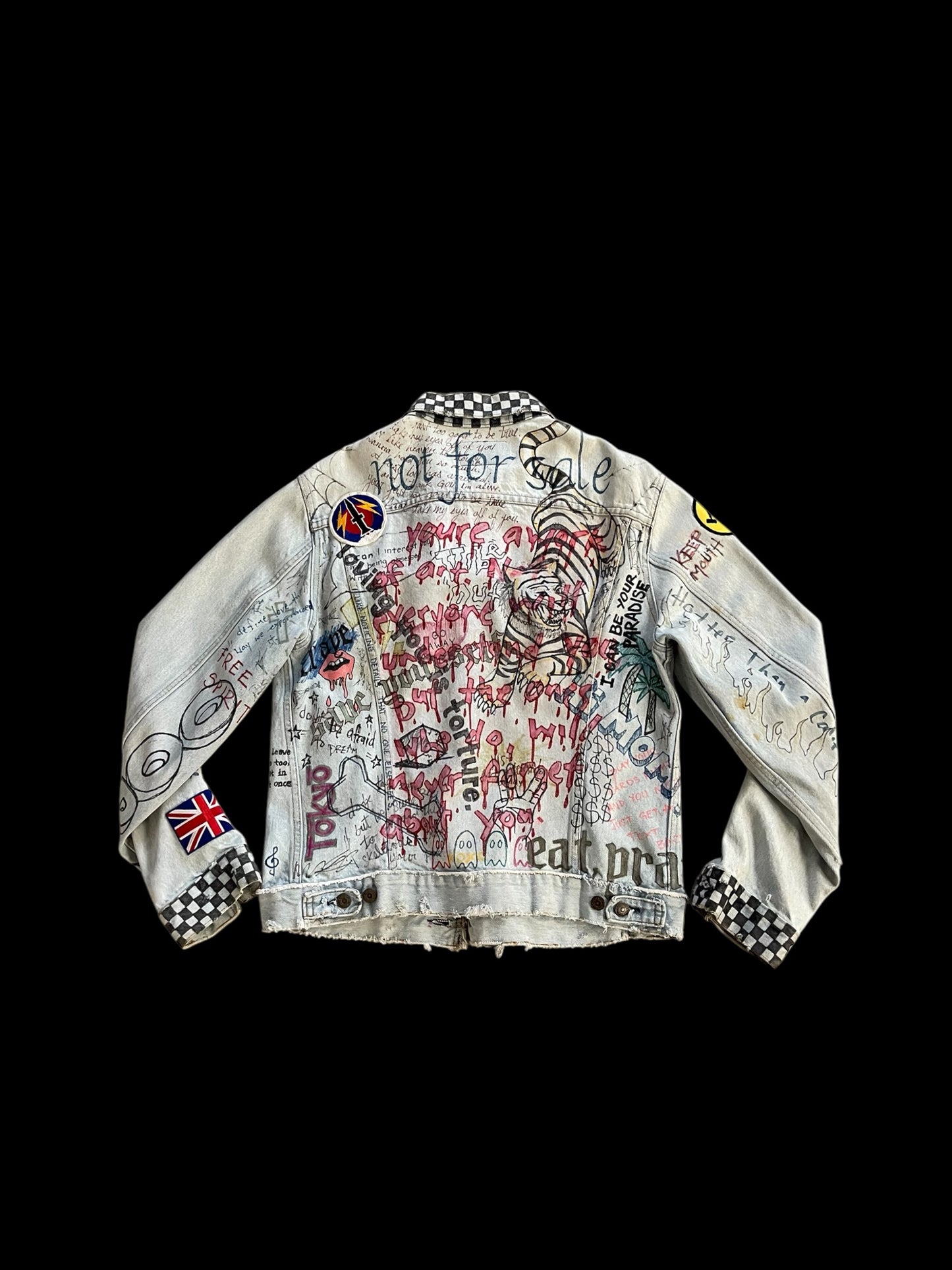 CUSTOM LEVI'S DENIM JACKET - M