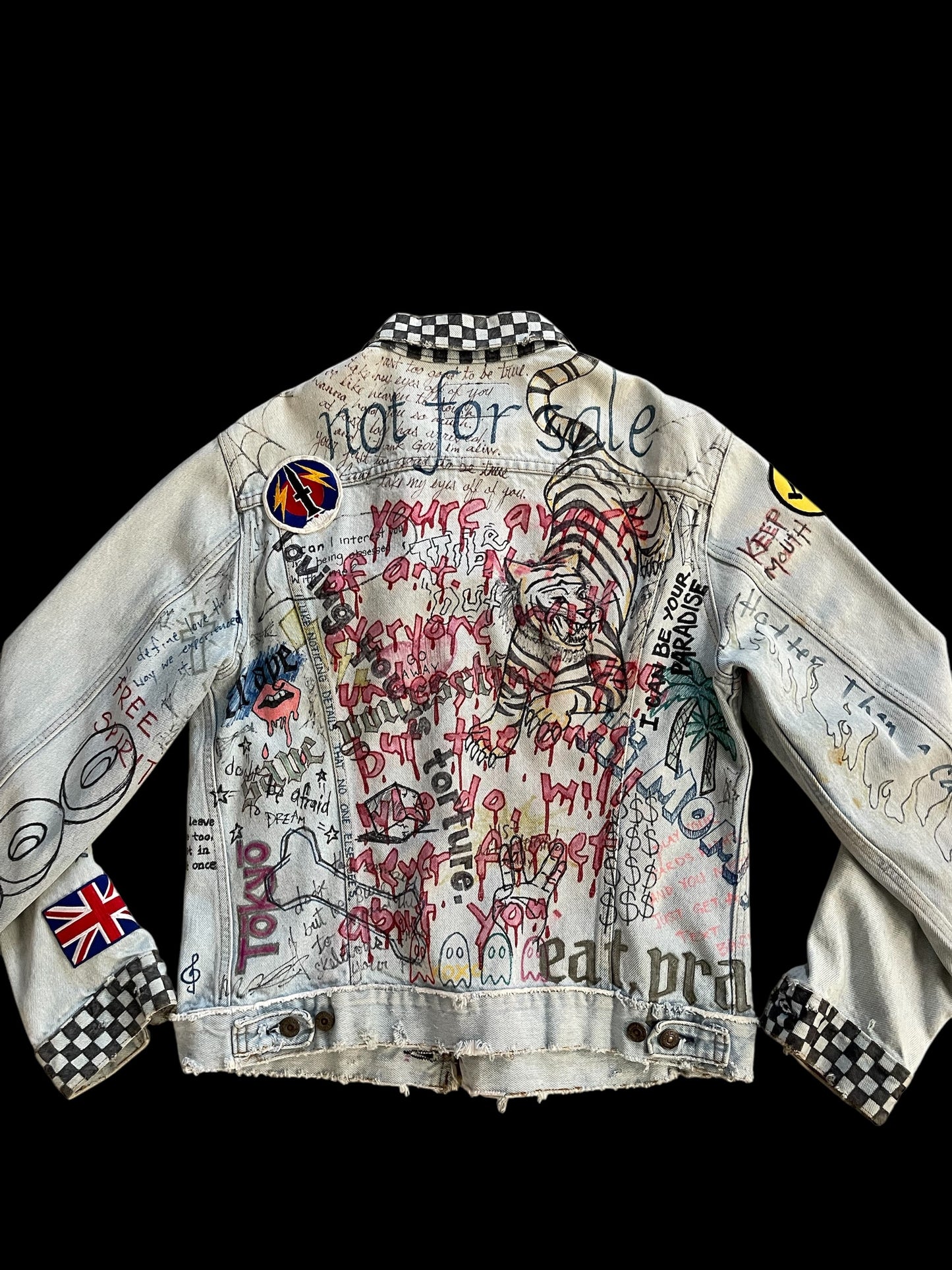 CUSTOM LEVI'S DENIM JACKET - M