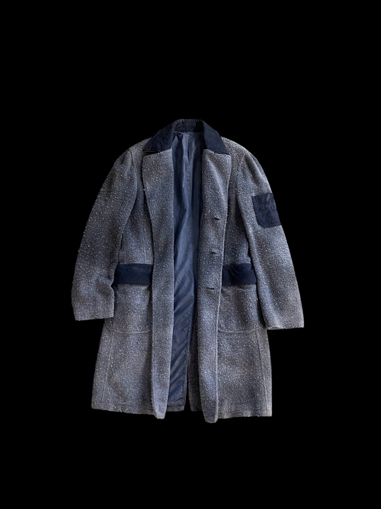 INDIGO TRENCH COAT - MEDIUM