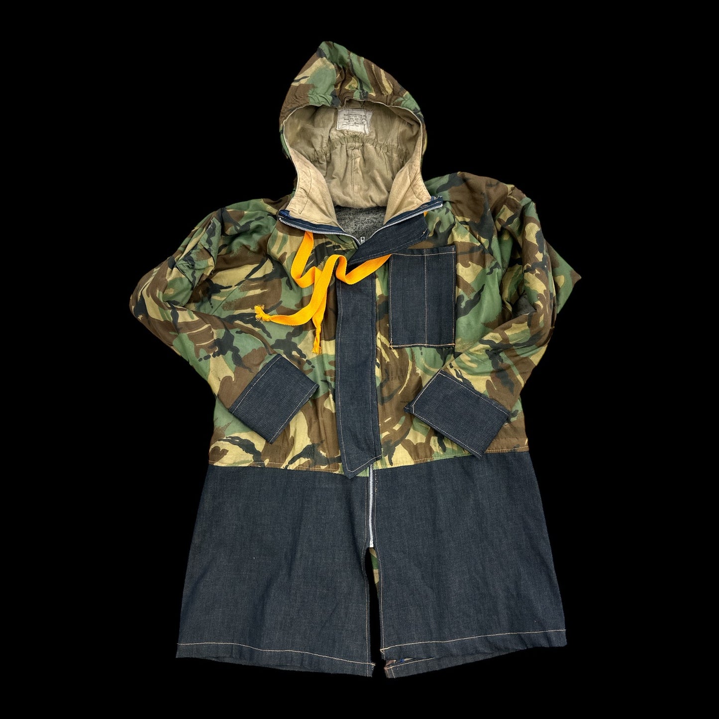 Denim Camo Coat - S